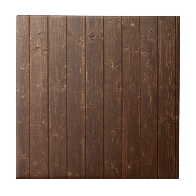 Brown old wood wall texture tile (Front)