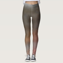 Black & White Ombré Spandex Leggings