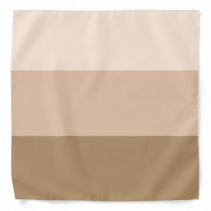 Brown Ombre Striped Bandana