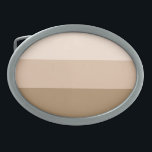 Brown Ombre Striped Belt Buckle<br><div class="desc">Modern, classic brown ombre striped pattern.</div>