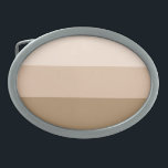 Brown Ombre Striped Belt Buckle<br><div class="desc">Modern,  classic brown ombre striped pattern.</div>