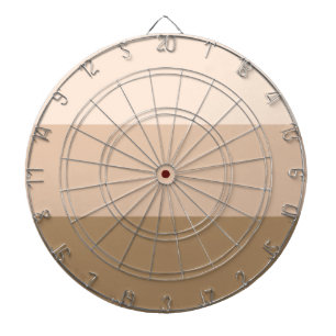 Brown Ombre Striped Dart Board