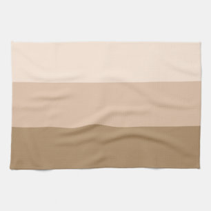 Brown Ombre Striped Kitchen Towel