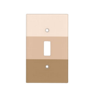 Brown Ombre Striped Light Switch Cover