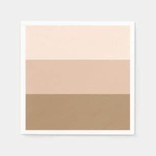 Brown Ombre Striped Napkins