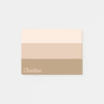 Brown Ombre Striped Post-it Notes
