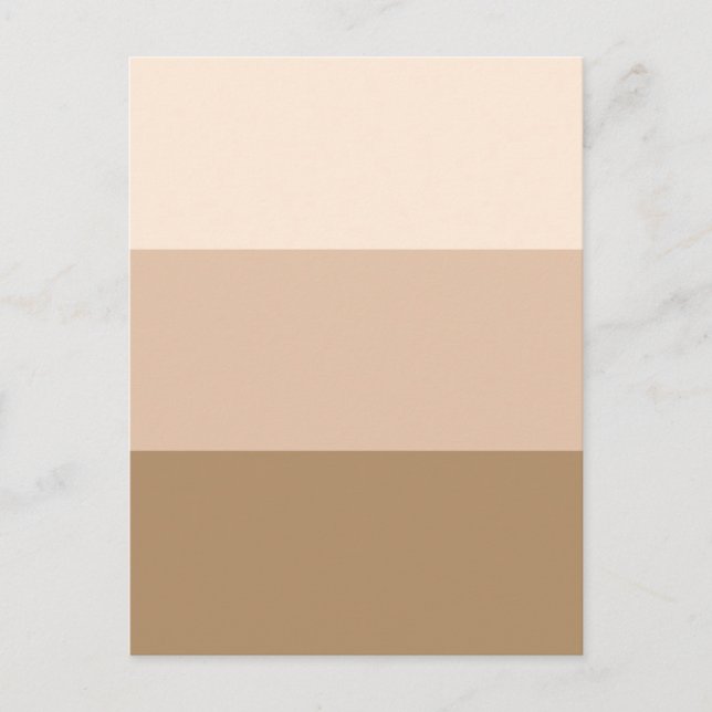 Brown Ombre Striped Postcard (Front)