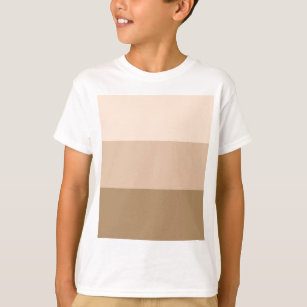 Brown Ombre Striped T-Shirt