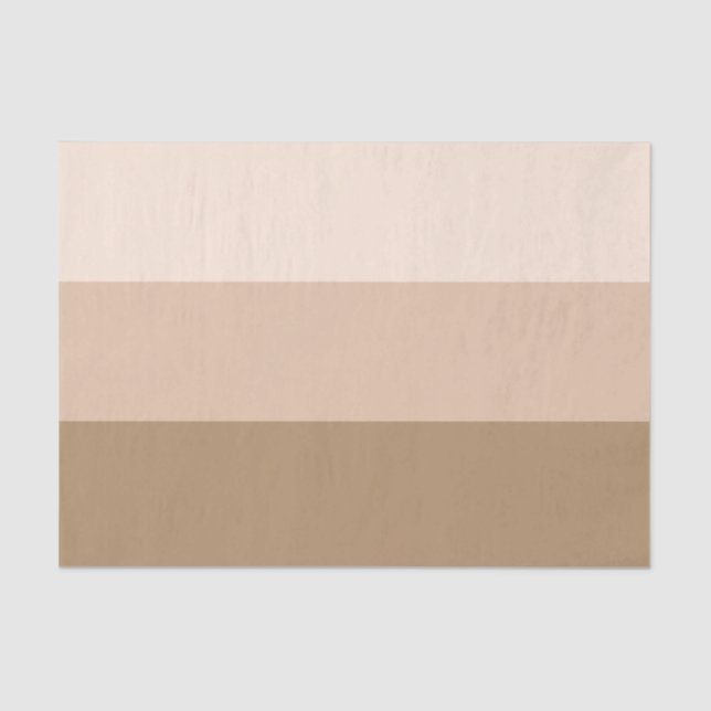 Brown Ombre Striped Tissue Paper (Front)