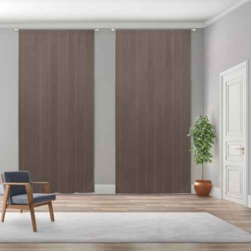 Brown or any custom color striped blackout curtains