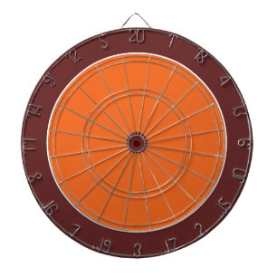 Brown Orange Team Reunion Fun Dart Board