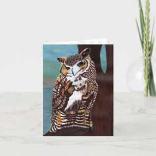 Brown Owl Note Card