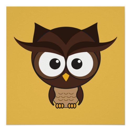 Brown Owl Poster