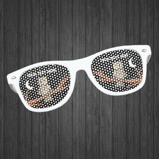 Brown Owl Purple Crystal Necklace Moon Stars Black Retro Sunglasses