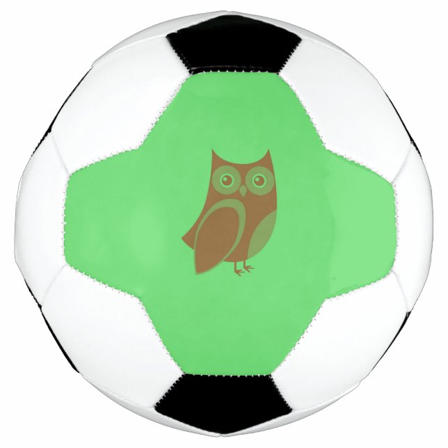 Brown Owl Soccer Ball (Front)