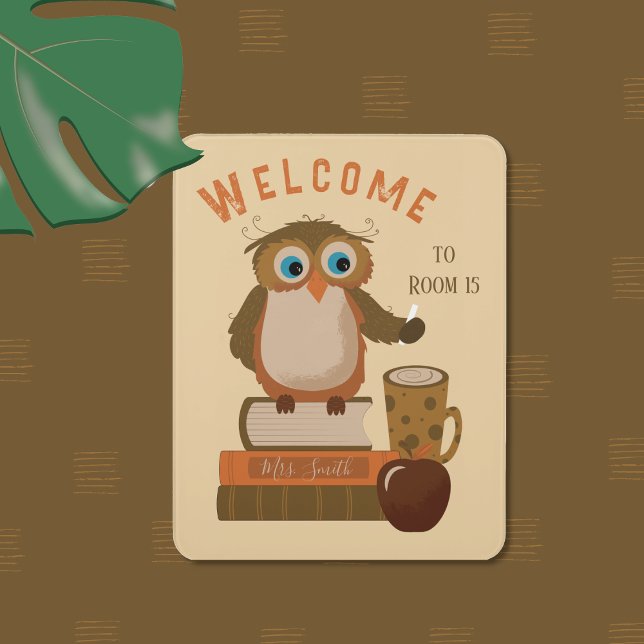 Brown Owl Teacher Classroom Door Sign (Brown Owl Teacher Classroom Door Sign .)