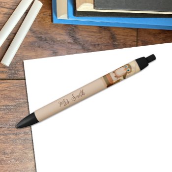 Brown Owl Teacher Pen by ArianeC at Zazzle