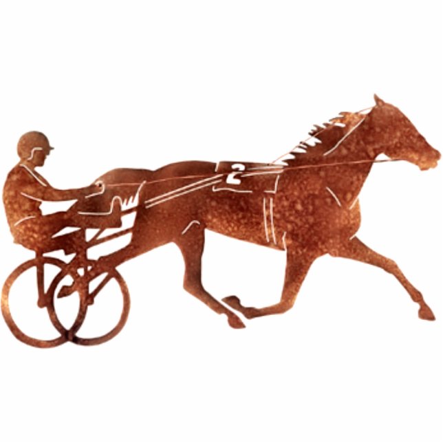 Brown Pacer Silhouette Cutout (Front)