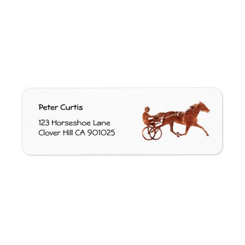 Brown Pacer Silhouette Label