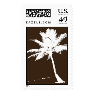 Coconut Palm Tree Custom Postage and Coconut Palm Tree Zazzle Custom Stamps