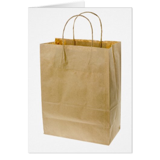 Brown paper bag cards (Front)
