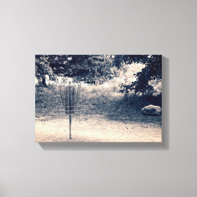 Brown Park Basket #18 Canvas Print (Front)