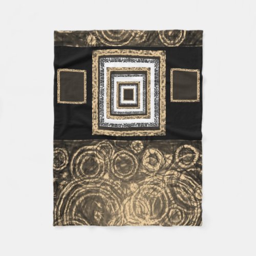 brown pasley custom fleece blanket