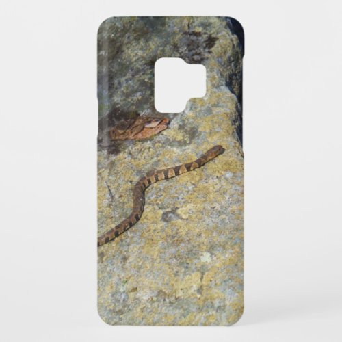 Brown pattern snake on Rock Case_Mate Samsung Galaxy S9 Case