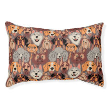 Brown Paw Haven – Cozy Cute Dog Bed Bliss
