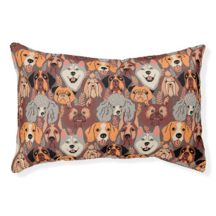 Brown Paw Haven – Cozy Cute Dog Bed Bliss