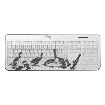 Brown Pelican Birds Wildlife Sea Wireless Keyboard Brown Pelican Birds Wildlife Sea Wireless Keyboard
