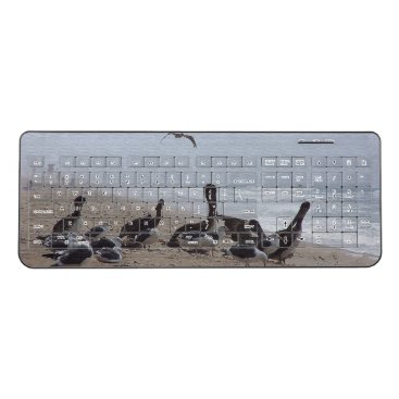 Brown Pelican Birds Wildlife Sea Wireless Keyboard Brown Pelican Birds Wildlife Sea Wireless Keyboard