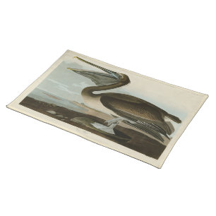 Brown Pelican from Audubon's Birds of America Cloth Placemat