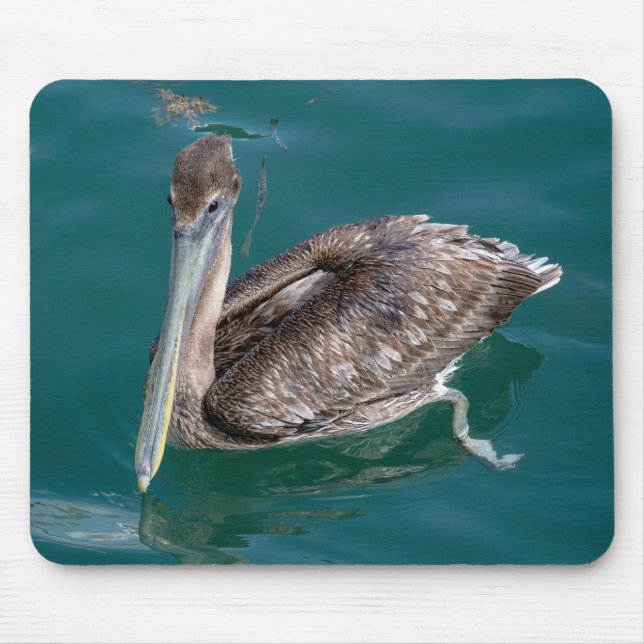 Brown Pelican Mouse Pad (Front)
