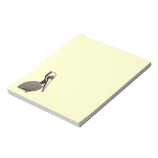 Brown Pelican Notepad (Rotated)