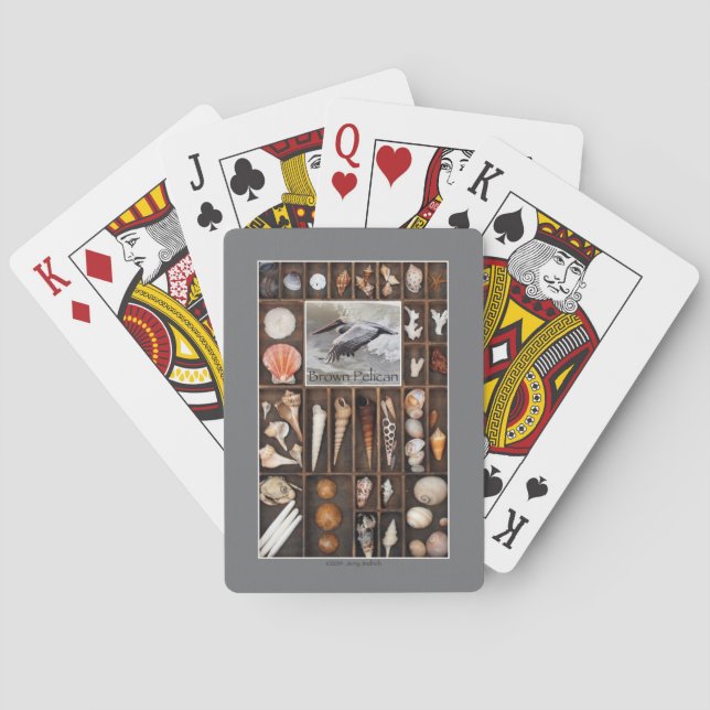 Brown Pelican Poker Cards (Back)