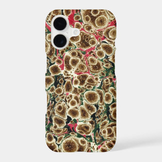 Brown, Pink And Green Marbleized Design Case-Mate  iPhone 17 Case