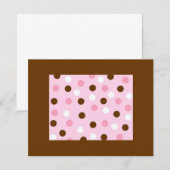 Brown & Pink Polka Dots (Front/Back)