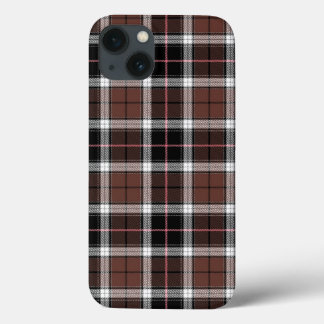 Brown Plaid iPhone 13 Case