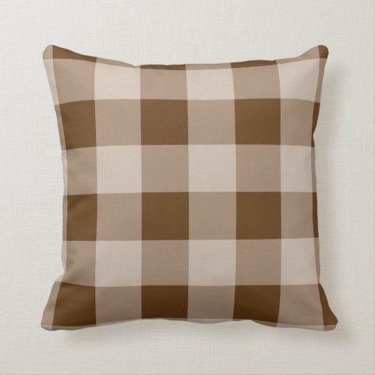 checkered pillow