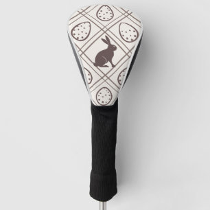 Brown Plaid Easter Golf Head Cover