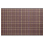 Brown Plaid Fabric