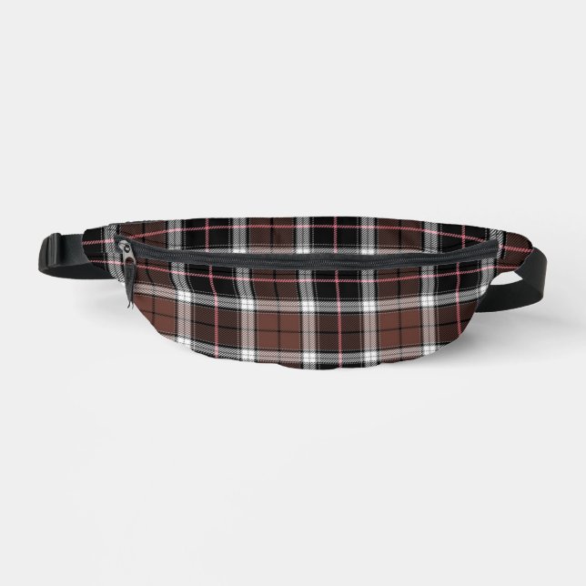Brown Plaid Fanny Pack (Front)