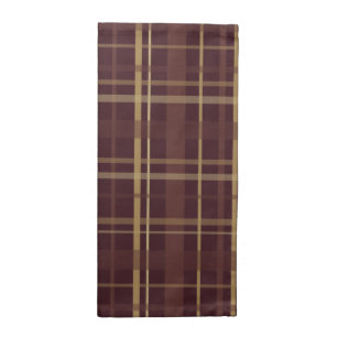 Brown Plaid Napkin