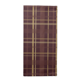 Brown Plaid Napkin
