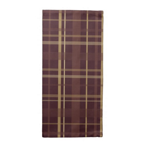 Brown Plaid Napkin