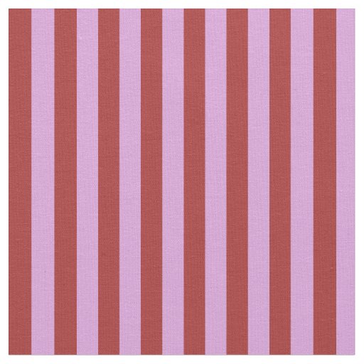 Brown & Plum Colored Stripes/Lines Pattern Fabric
