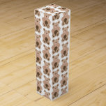 Brown Plush Toy Teddy Bear Stuffed Animal Birthday Wine Box<br><div class="desc">Design features an original marker illustration of a cute brown plush teddy bear stuffed animal. Ideal for a baby shower or birthday party. This plush teddy bear toy illustration is also available on other products. Don't see what you're looking for? Need help with customization? Click "contact this designer" to have...</div>
