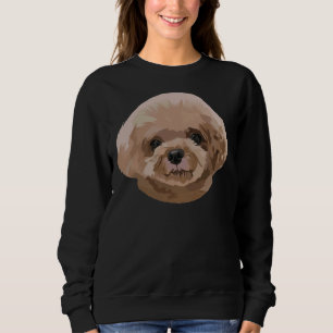 Brown Poodle Pupppy Sweatshirt