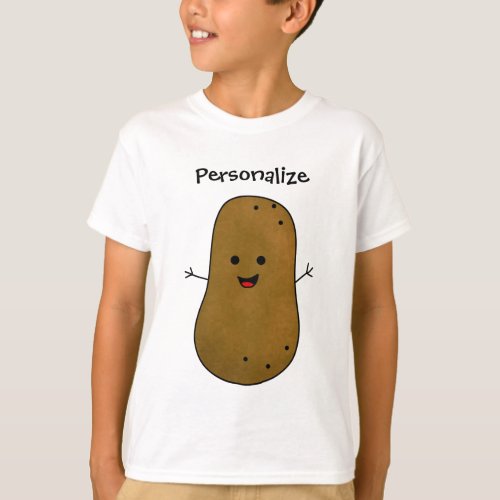 Brown Potato Personalized T_Shirt
